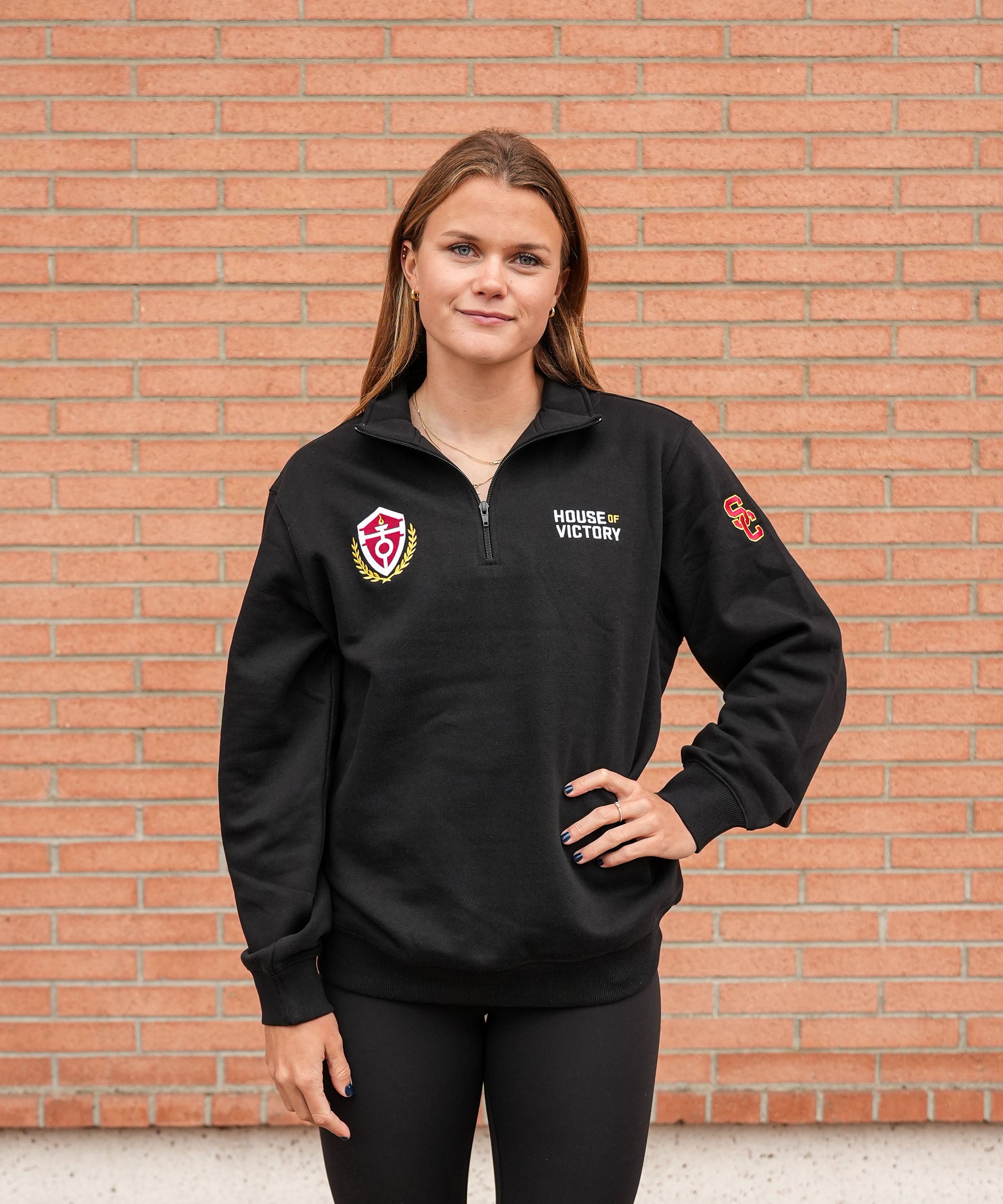 Half Zip Sweater Black